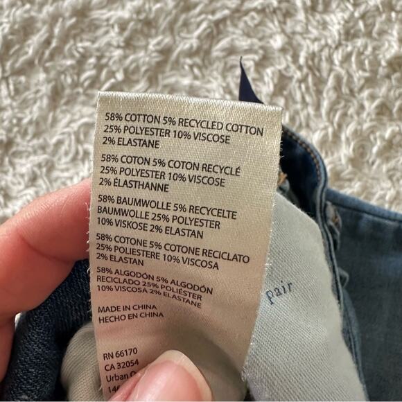 Pilcro High-Rise Denim Leggings Medium Wash Size 31 - Picture 8 of 10